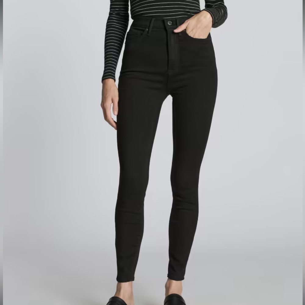 everlane black skinny jean